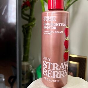 PINK Victoria's Secret Strawberry Body Oil